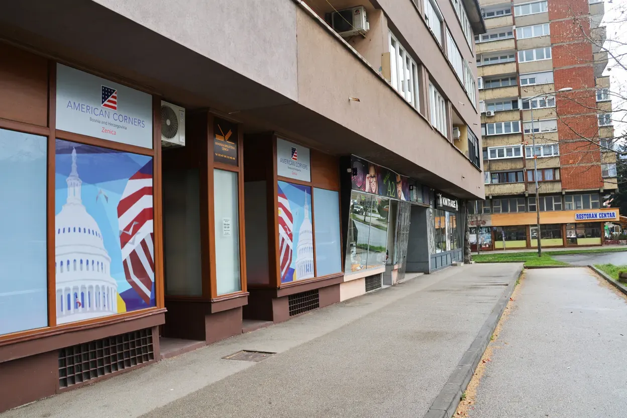 Lokacija Američkog kutka Zenica