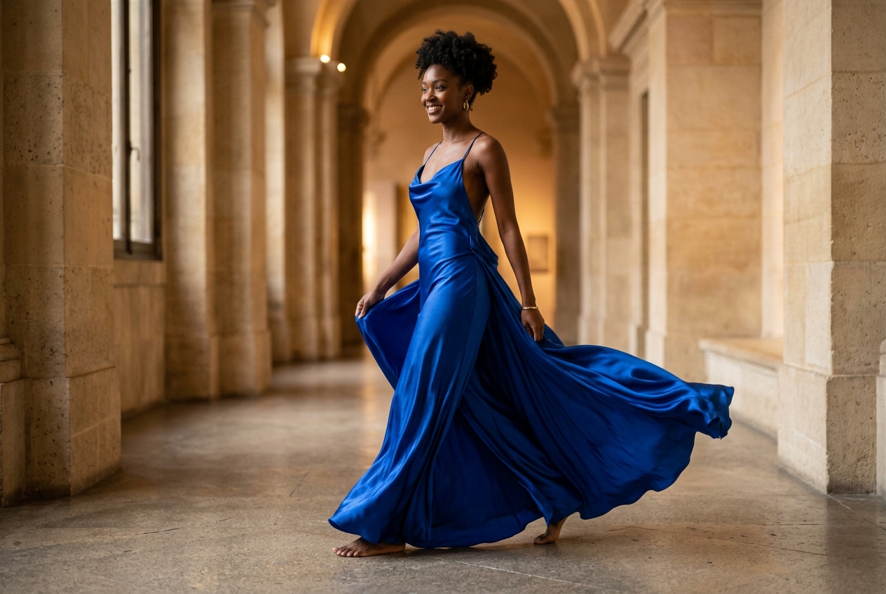 Bias Evening Dress