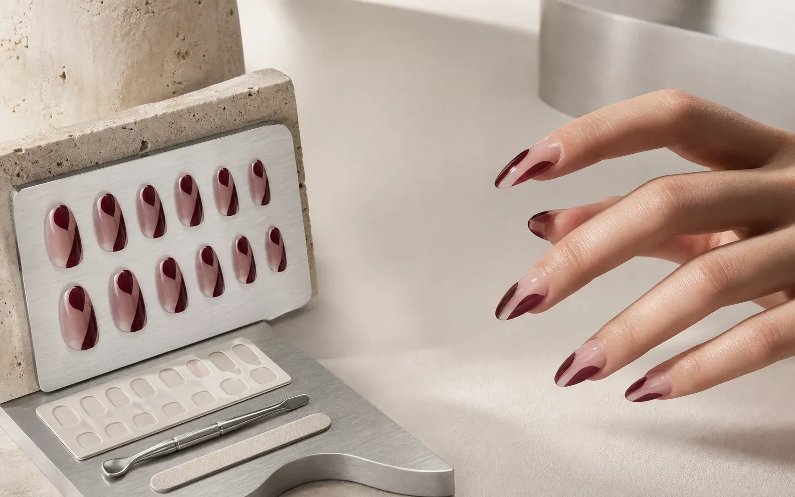 Oxblood Arc Set