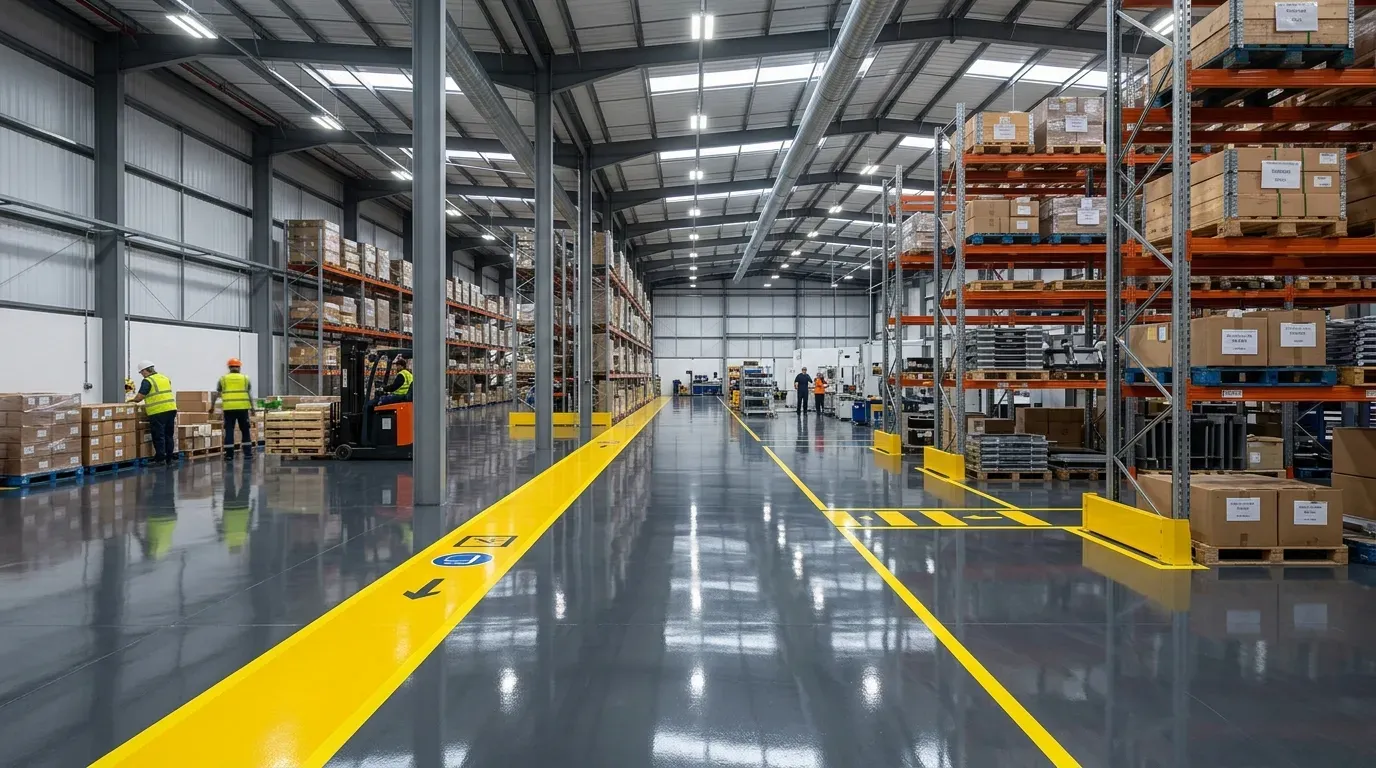 Industrijski epoksi pod visoke otpornosti za skladišta, proizvodne hale i fabrike u BiH